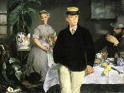 Edouard Manet Fruhstuck im Atelier oil painting reproduction